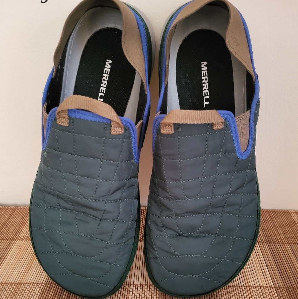 MEN MERRELL HUT MOCCS 9 AMAZING MINIMALIST EUC